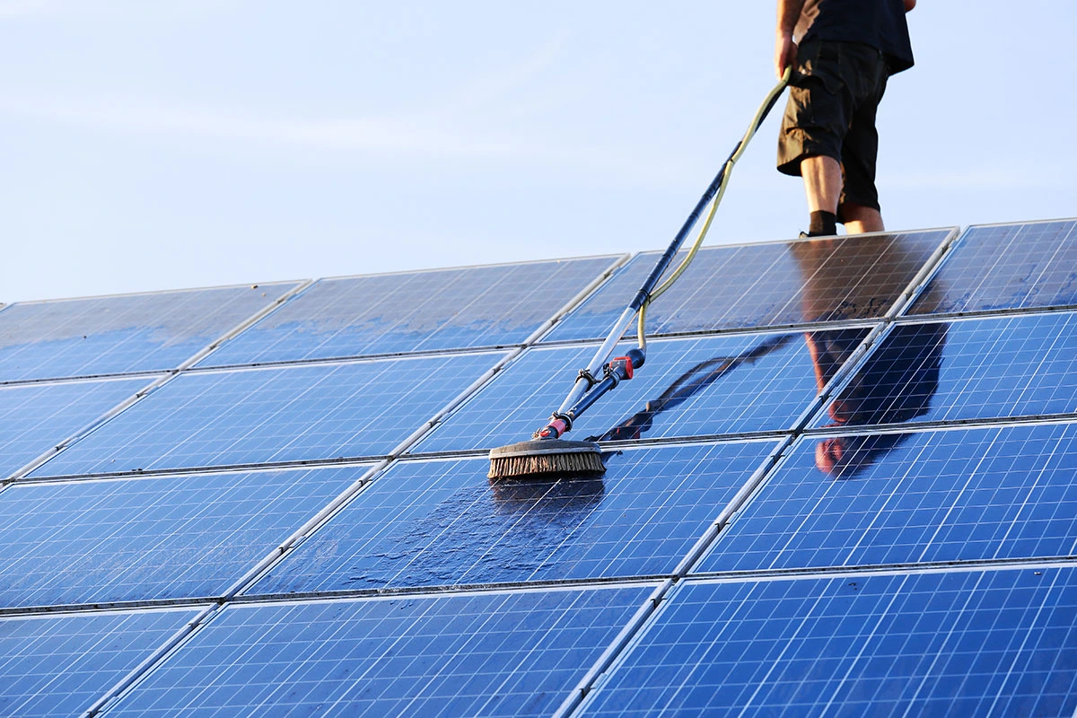 solar panel maintenance