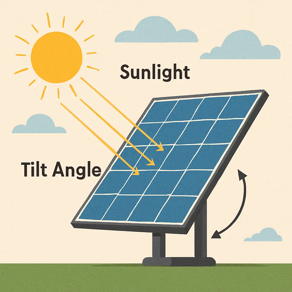 solar panel titlt angle calculator