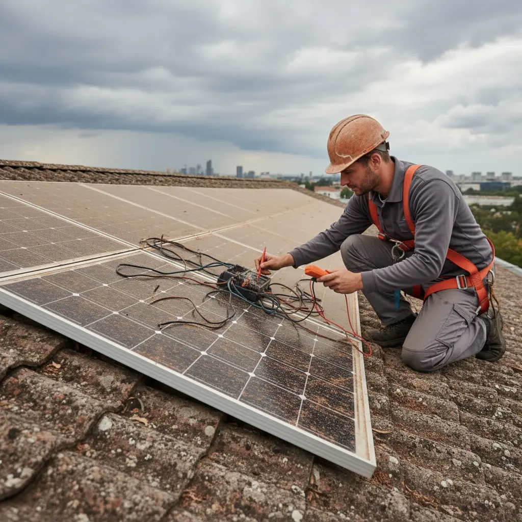 solar panel not working